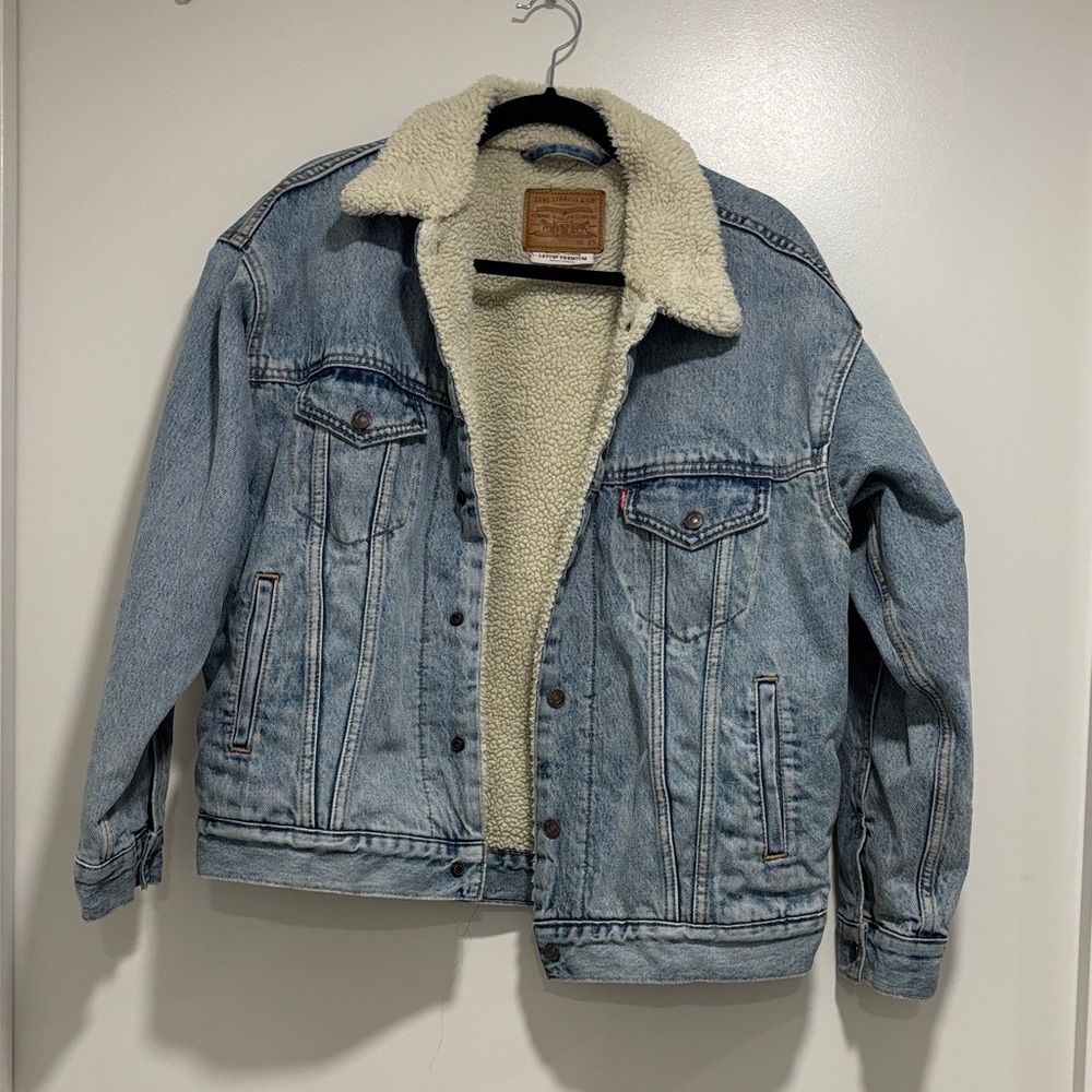 levi's Denim Sherpa Jacket